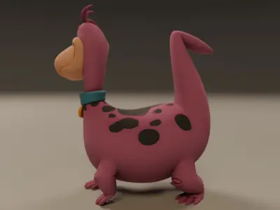 Dino pet 3D print model