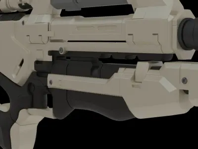 FXB M-96 Mattock 3D model