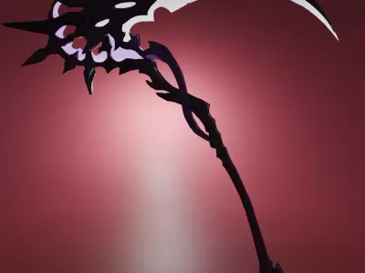 Voidfang Reaper Low-poly 3D model