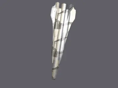 Hypersonic missile Free 3D model