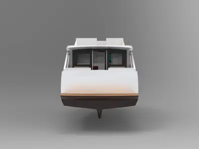 Mini passanger Ship B 3D model