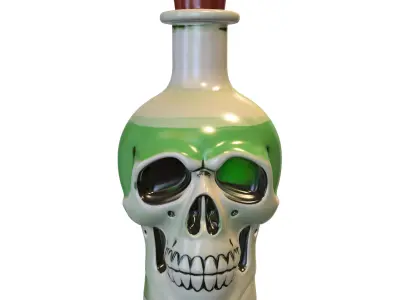 bottles creative Low-poly 3D model