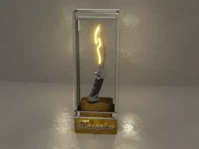 Stylised Bangalore Knife 3D model