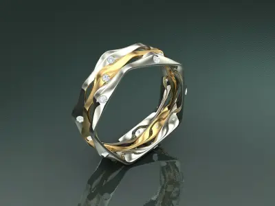 Ring Girl B1 Free 3D print model