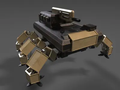 Mech Walker Low-poly 3D model purchase