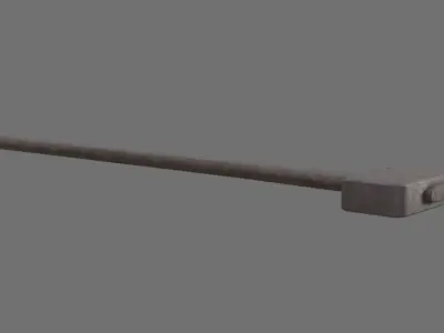 Axe 2B Low-poly 3D model