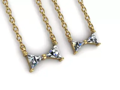 Jewelry Bow pendant 3D print model