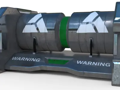 Sci-Fi Generator V2 Free low-poly 3D model