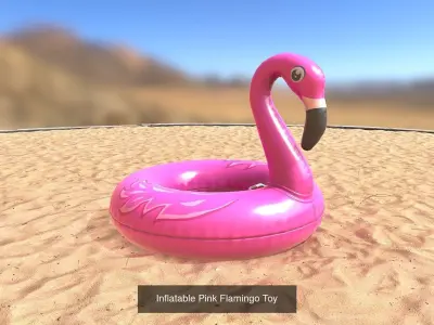 Beach Toys Collection 3D Model Pack