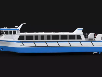 Water Taxi 3D model