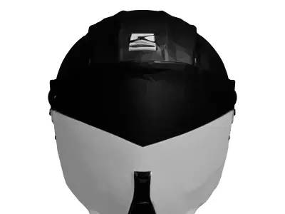 Modern Urban Motorcycle Helmet 3D model