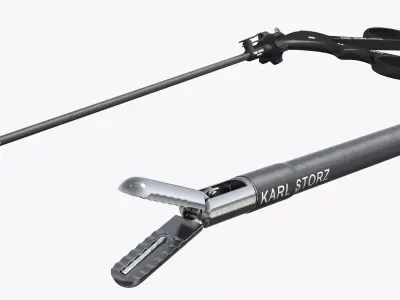 Laparoscopic Grasper Instrument 3D model