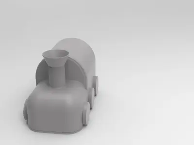 train tissuebox 3D print model