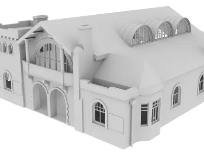 Fort William Train Station Circa 1960s 3D print model