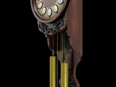 GRANDFATHER CLOCK Free 3D model