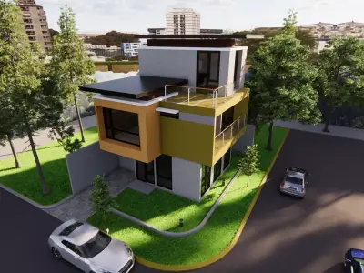 Modern Luxury House 3D Model 3D model