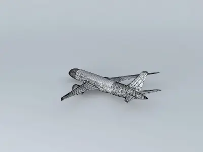 LEAF Boeing 787 800 Free 3D model