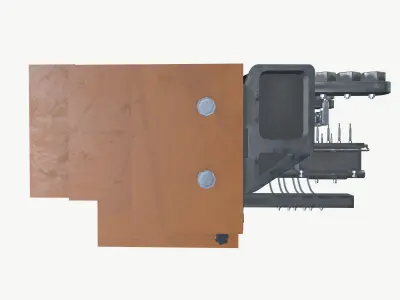 Gob Cutting Machine 3D model