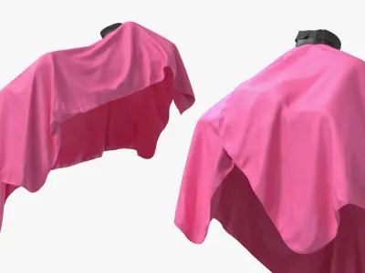  Salon Hair Cutting Cape Pink 