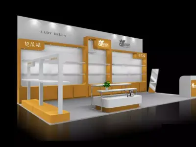 Exhibition - Area -3X6-3DMAX2009-10 3D model