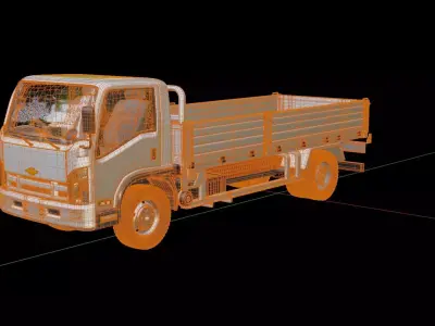 Chevrolet NQR Pickup Truck 3D model