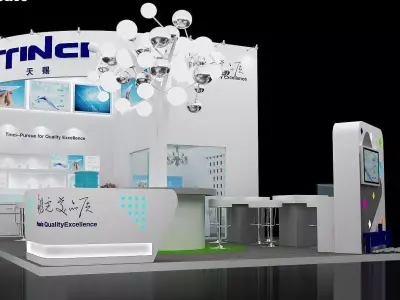 Exhibition - Area -6X9-3DMAX2009-022 3D model
