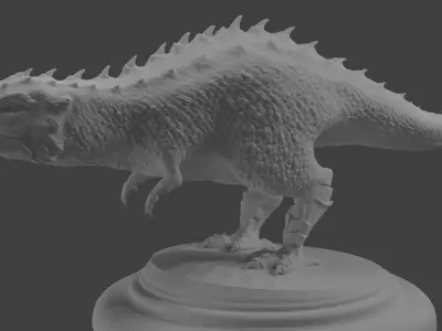 Scaly Dino-HighPoly Free 3D model