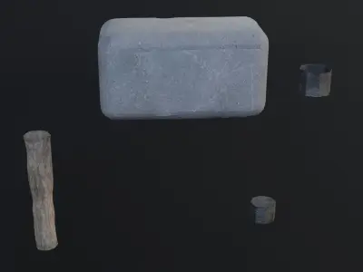 Sledgehammer - Game Ready - Low - Poly 3D Model Low-poly 3D model