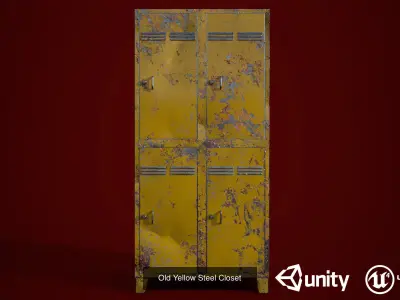 Old Rusty Steel Cabinet Pack