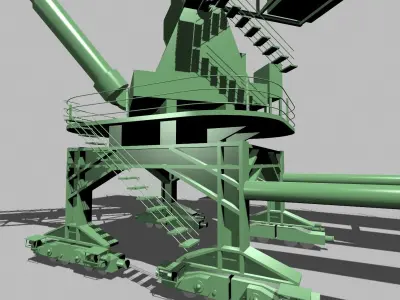 Industrial Stacker 3D model
