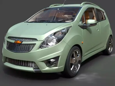 Chevrolet Spark LT - Detailed 3D Model 3D model