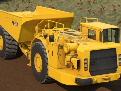 Mining Truck CAT AD45B 3D model