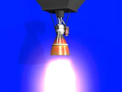 Rocket Engine 3D model get