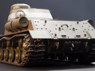 IS-2 - WW2 Soviet Heavy Tank 3D model