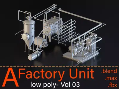 Factory unit- Vol 03 3D model