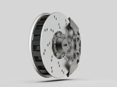 vehicle auto tuning part car 3D model