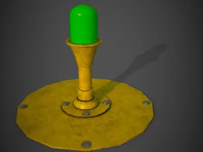 Runway Lights Low-poly 3D model