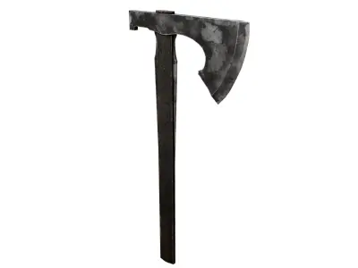 Ax Medieval  Low-poly 3D model