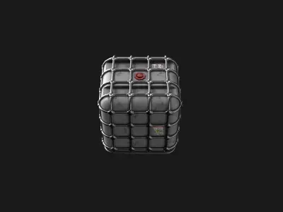 Barrel with liquid Low-poly 3D model