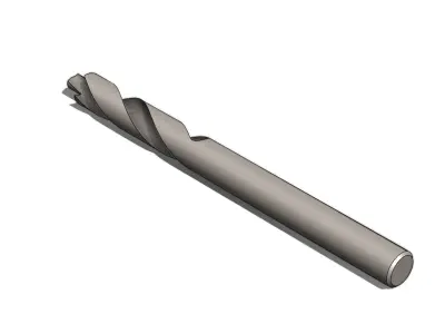 Broca Escalonada Step Drill dia 8 x 100 and 8 x 44 and 4 x 6 3D model