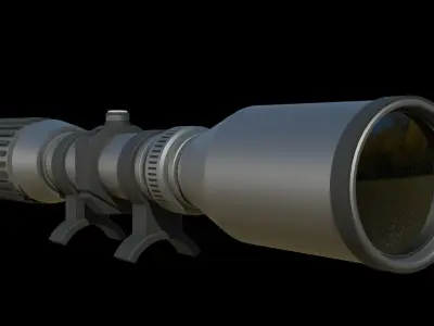 Sniper Scope Free 3D model purchase