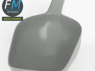Hand bailer 3D model