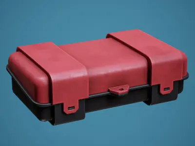 Mini Ammo Box Low-poly 3D model