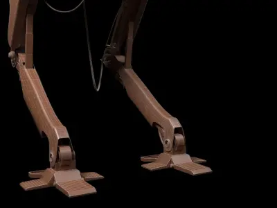 Long Legged Robot Low-poly 3D model