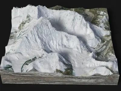 Everest 3D model