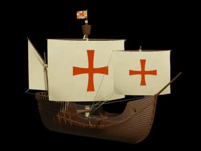 Caravel - La Pinta - Carabela La pinta 3D model