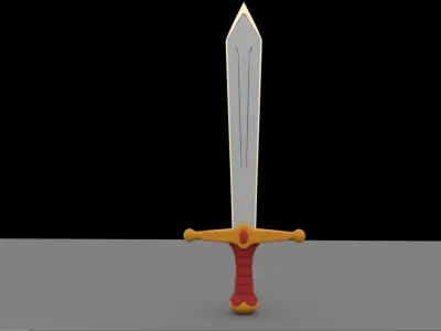Sword 3D model buy