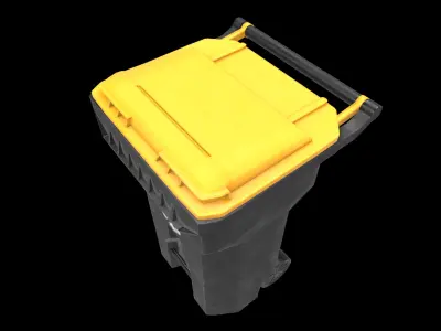 street trash can 3D model