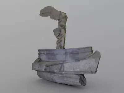 Winged Victory of Samothrace - photogrammetry 3D model