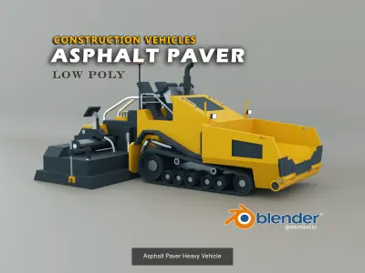 24 Heavy Vehicles - Mega Pack Low-poly